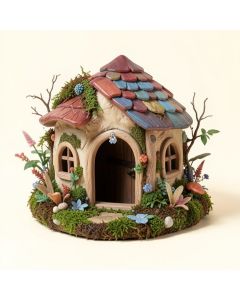 Fairy House Fairy Garden (synthetic illustration; no displayed measurements)