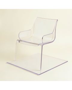 Cleartex Megamat Hard Floor Straight Edge Chair Mat (synthetic illustration; no displayed measurements)