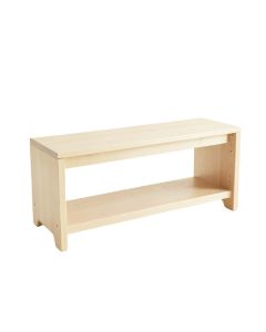 Pine Field Indoor Bench - Ivory (synthetic illustration; no displayed measurements)