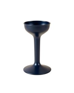 Pine Branch Empty Candle Holder - Navy (synthetic illustration; no displayed measurements)