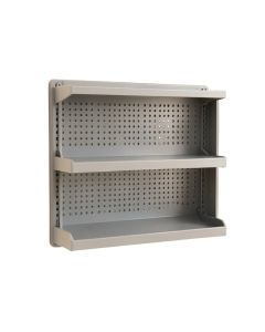 Ash Dale Empty Wall-Mounted Tool Organizer Panel - Gray