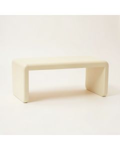 Olive Edge Indoor Bench - Cream (synthetic illustration; no displayed measurements)