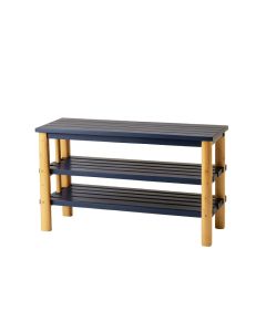Dawn Branch Shoe Storage Bench - Navy