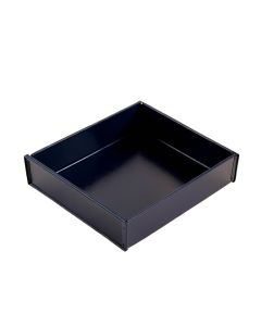 Shore Crest Empty Under-Desk Cable Tray - Navy (synthetic illustration; no displayed measurements)