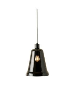 Brook Bend Pendant Light Suspended From One Plain Cable - Black (synthetic illustration; no displayed measurements)