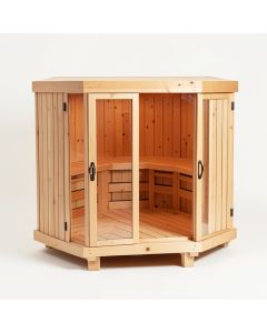 Radiant 3 Person Far Infrared Sauna (synthetic illustration; no displayed measurements)