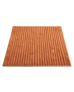 Laurel Edge Bath Mat - Terracotta (synthetic illustration; no displayed measurements)