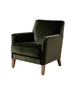Castaldo 35 '' Wide Velvet Armchair (synthetic illustration; no displayed measurements)