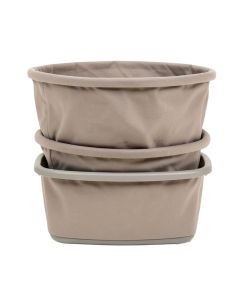 3-Bag Laundry Hamper Basket Sorter