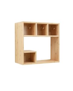 Harbor Crest Wall-Mounted Entryway Organizer Shelf - Beige