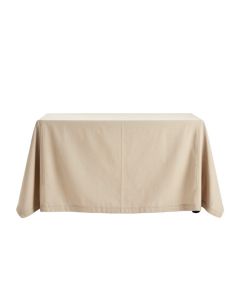 Moss Crest Flat Bed Sheet - Beige
