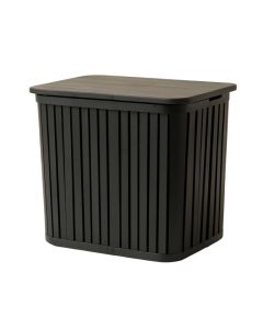 Lake Arc Laundry Hamper - Black (synthetic illustration; no displayed measurements)