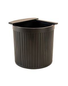 Cliff Bluff Closed Garden Compost Bin - Black
