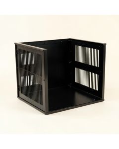 Stone Branch Empty Furniture-Style Pet Crate - Black (synthetic illustration; no displayed measurements)