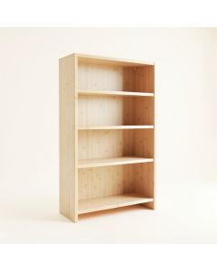 Meadow Bend Freestanding Bookcase - Ivory (synthetic illustration; no displayed measurements)