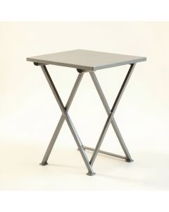 Maple Branch Compact Balcony Table - Gray (synthetic illustration; no displayed measurements)