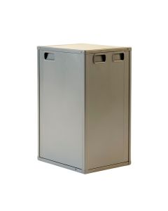 Moss Arc Closed Outdoor Storage Box - Gray