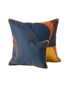 Lemon Seaweed Indoor/Outdoor , Removable Cover Pillow , Large & 1 Lumbar Pillow
