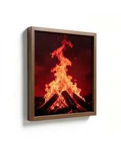 Sky On Fire By Michael Blanchette - Framed Photographic Print On Canvas (synthetic illustration; no displayed measurements)