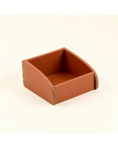 Vale Bend Low Toy Storage Unit - Terracotta (synthetic illustration; no displayed measurements)