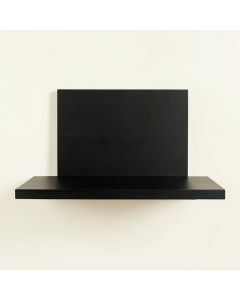 Flint Bluff Wall-Mounted Shelf - Black (synthetic illustration; no displayed measurements)