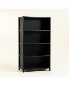 Brook Bluff Freestanding Bookcase - Black (synthetic illustration; no displayed measurements)