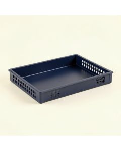 Stone Branch Empty Under-Desk Cable Tray - Navy (synthetic illustration; no displayed measurements)