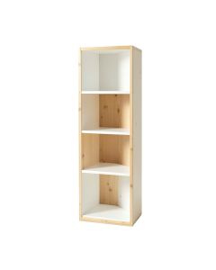 Wren Crossing Narrow Cubby Tower - White (synthetic illustration; no displayed measurements)