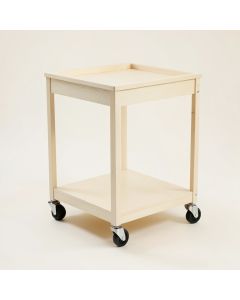 Willow Canyon Empty Rolling Workshop Cart - Ivory (synthetic illustration; no displayed measurements)