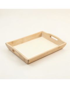 Brook Bridge Serving Tray - Cream (synthetic illustration; no displayed measurements)