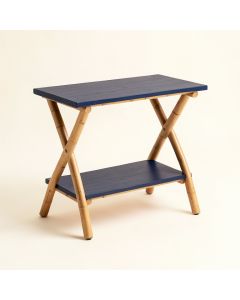 Flint Bridge Side Table - Navy (synthetic illustration; no displayed measurements)