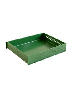 Oak Dell Empty Under-Desk Cable Tray - Green (synthetic illustration; no displayed measurements)