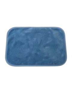 Dune Edge Bath Mat - Blue (synthetic illustration; no displayed measurements)