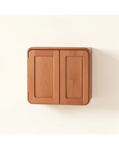 Cliff Arc Wall-Mounted Entry Cabinet (synthetic illustration; no displayed measurements)