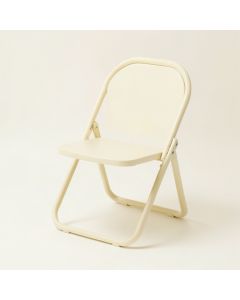 Flint Brook Folding Outdoor Chair - Cream (synthetic illustration; no displayed measurements)
