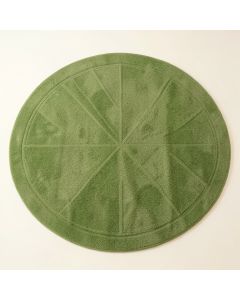 Wren Branch Round Area Rug - Green (synthetic illustration; no displayed measurements)