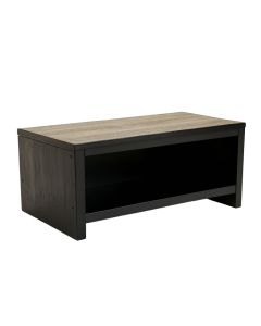 Moss Dale Shoe Storage Bench - Black (synthetic illustration; no displayed measurements)