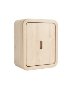 Slate Crossing Wall-Mounted Laundry Cabinet - Beige
