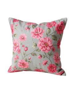 Pixley Flower Girl Mexican Art Colorful Pillow Cover
