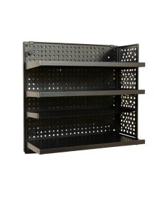 Laurel Dale Empty Wall-Mounted Tool Organizer Panel - Black
