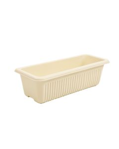Moss Brook Empty Railing Planter With Integral Brackets - Ivory (synthetic illustration; no displayed measurements)