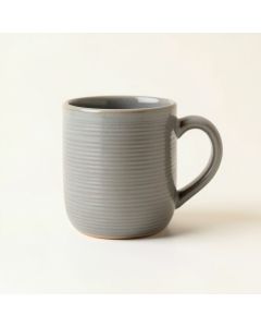 Olive Branch Ceramic Mug - Gray (synthetic illustration; no displayed measurements)