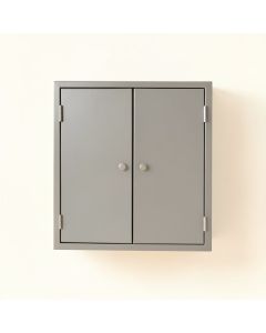 Oak Crossing Wall-Mounted Entry Cabinet - Gray (synthetic illustration; no displayed measurements)