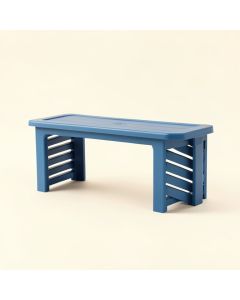 Spruce Bend Narrow Outdoor Storage Bench - Blue (synthetic illustration; no displayed measurements)