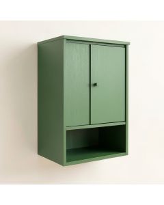 Summit Arc Wall-Mounted Laundry Cabinet - Green (synthetic illustration; no displayed measurements)