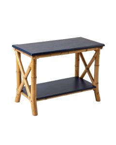 Birch Bridge Side Table - Navy (synthetic illustration; no displayed measurements)