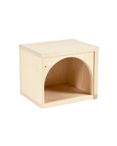 Aspen Dell Wall-Mounted Cat Perch - Ivory (synthetic illustration; no displayed measurements)