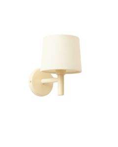 Maple Bridge Wall Sconce Mounted On A Plain Wall - Cream (synthetic illustration; no displayed measurements)