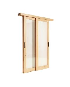 Lucia Glass Sliding Closet Door