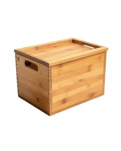 Mikhail Rolltop Bamboo Bread Box (synthetic illustration; no displayed measurements)
